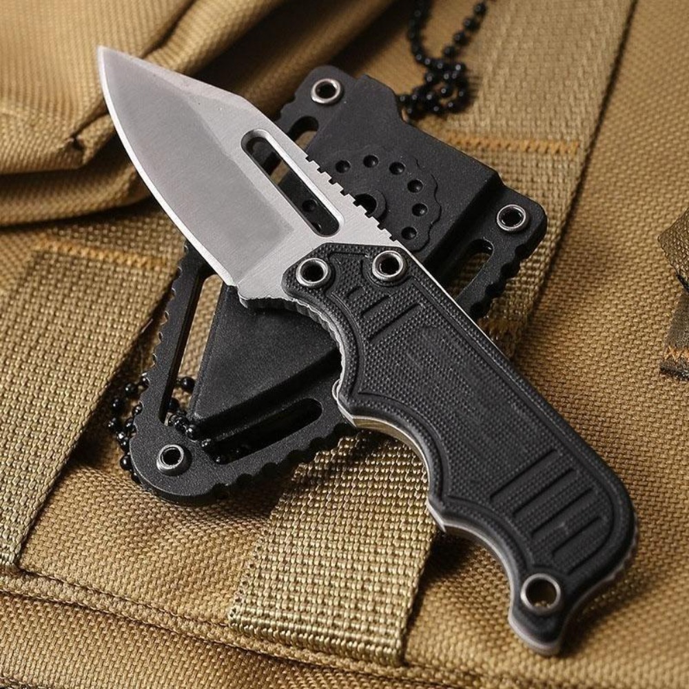 Everyday Carry (Edc) Knife - Przenośny nóż na szyję z pochwą