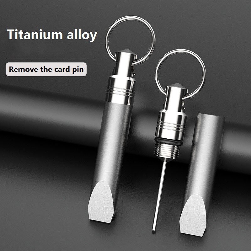 Titanium Pry Bar - Wielofunkcyjny stop tytanu Usuń brelok do
