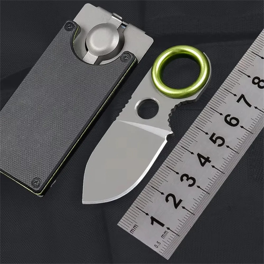 Edc Pocket Carry Fixed Blade - Mini EDC Nóż Pierścieniowy ze Stałą