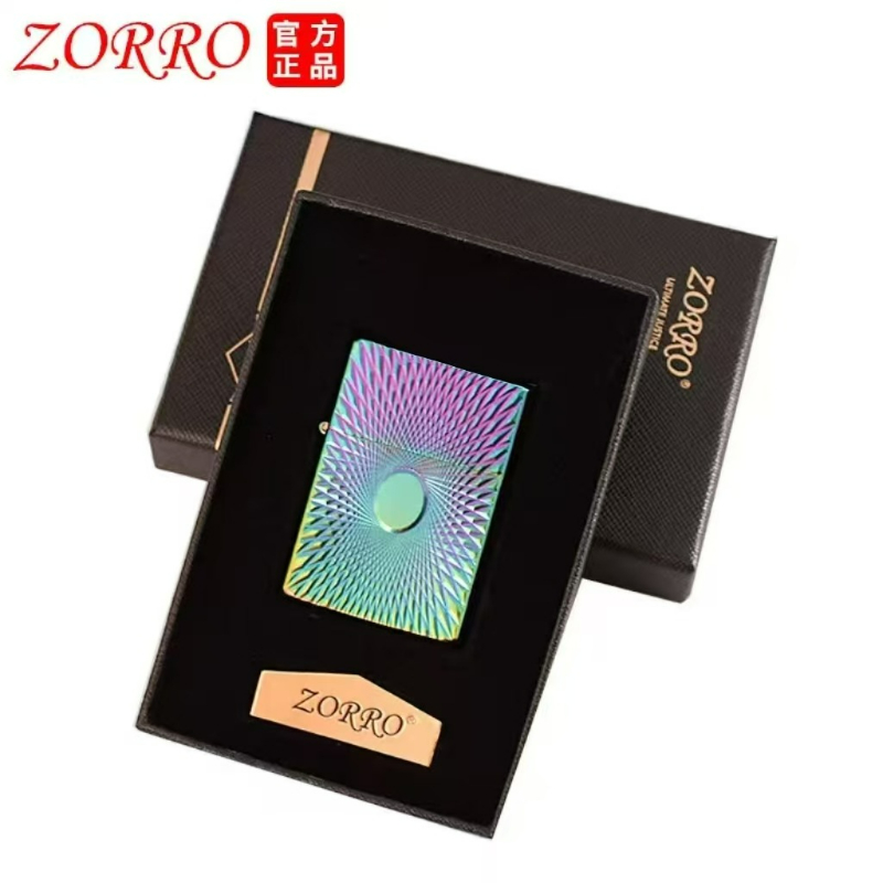 Lighter Insert Zippo - Zapalniczka olejowa ZORRO, spiralna, chromowana, mosiężna