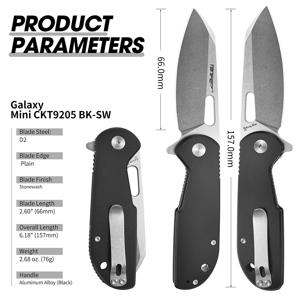 Everyday Carry (Edc) Knife - Nóż składany TONIFE Galaxy Mini CKT9205