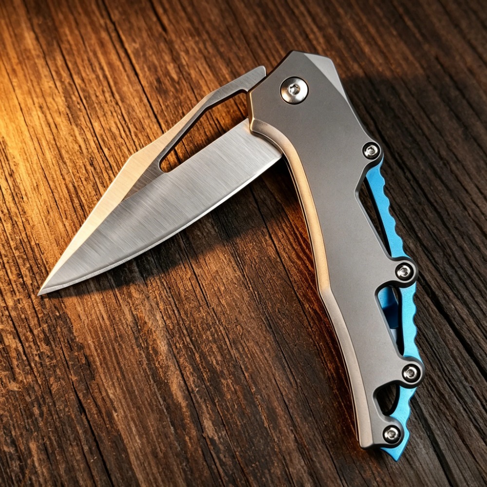 Everyday Carry (Edc) Knife - Kompaktowy składany nóż EDC z ostrzem