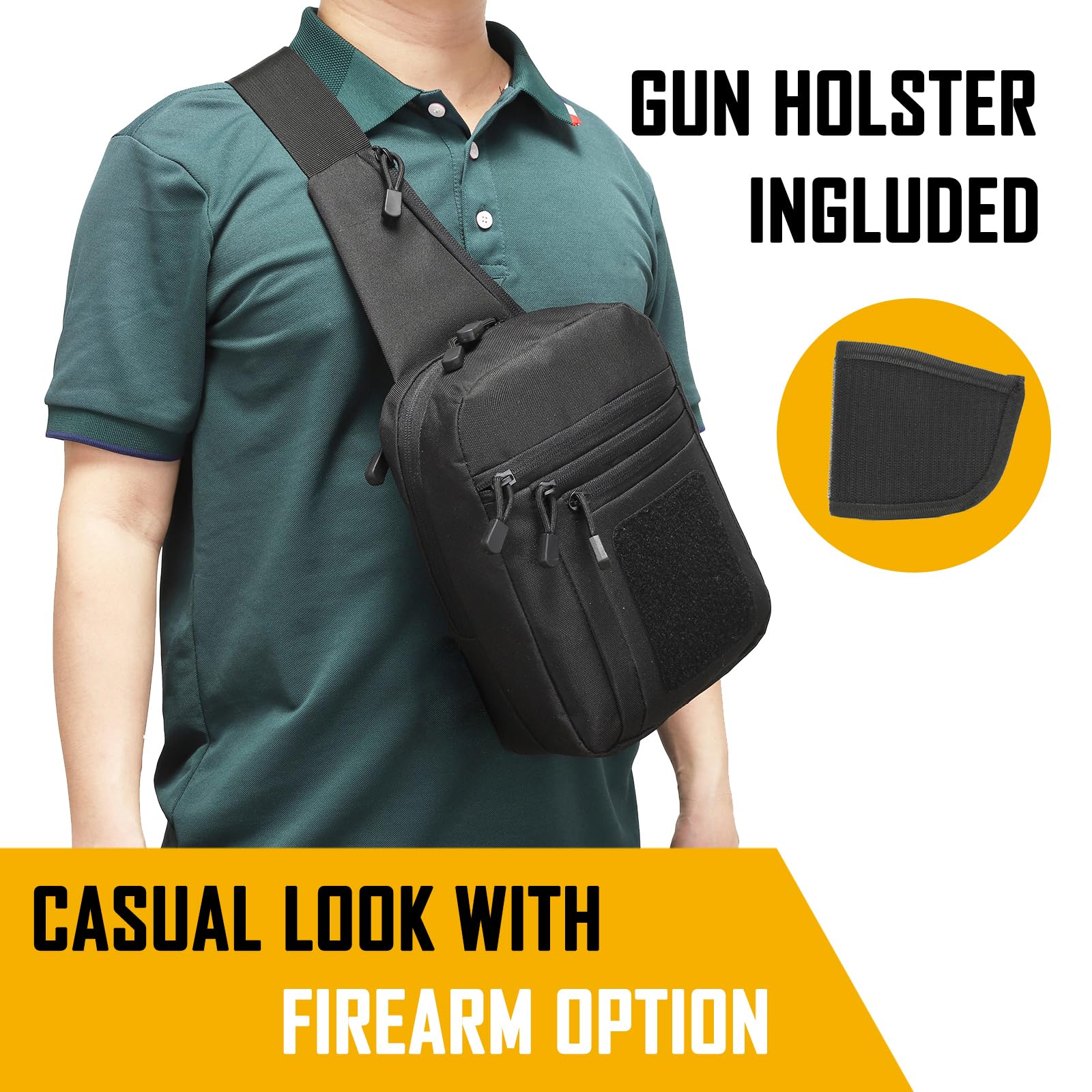 Edc Deep Carry - Torba na ramię do ukrytego noszenia