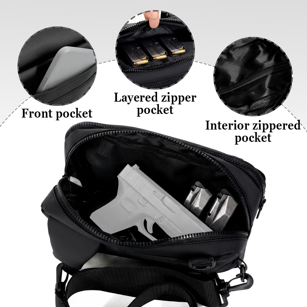Taktyczna torba na pistolet do – Edc Concealed Carry Backpack recenzja i cena