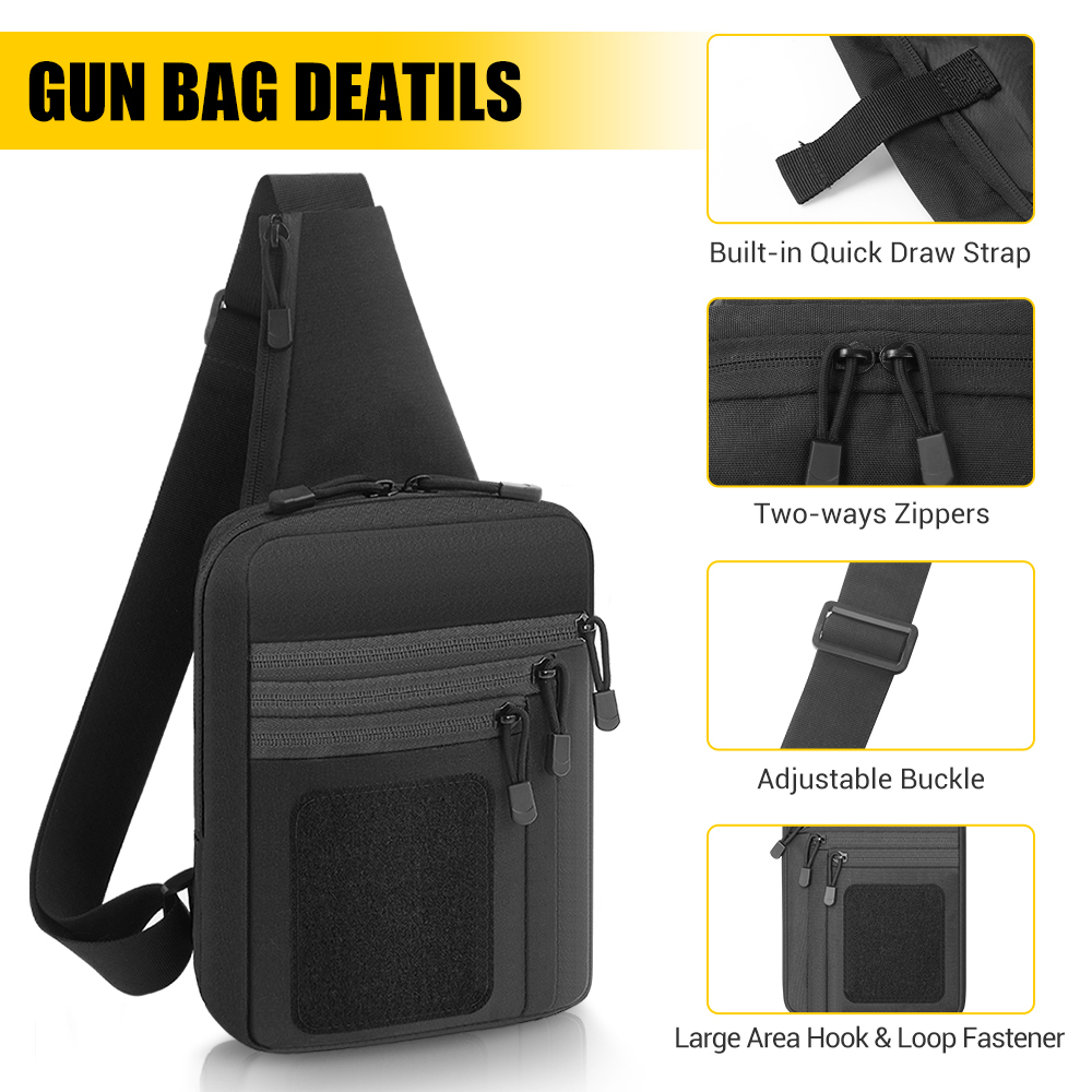 Taktyczna torba na pistolet, k – Edc Concealed Carry Holster recenzja i cena