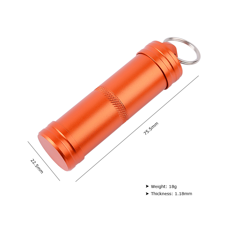 Wodoodporny szczelny wodoszcze – Pill Fob Capsule recenzja i cena