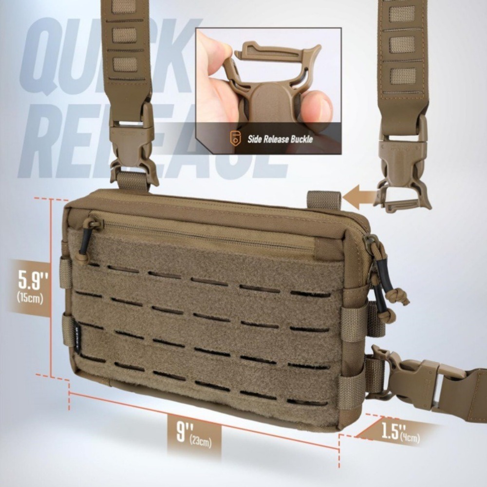 Modna męska torba na klatkę pi – Edc Deep Carry recenzja i cena