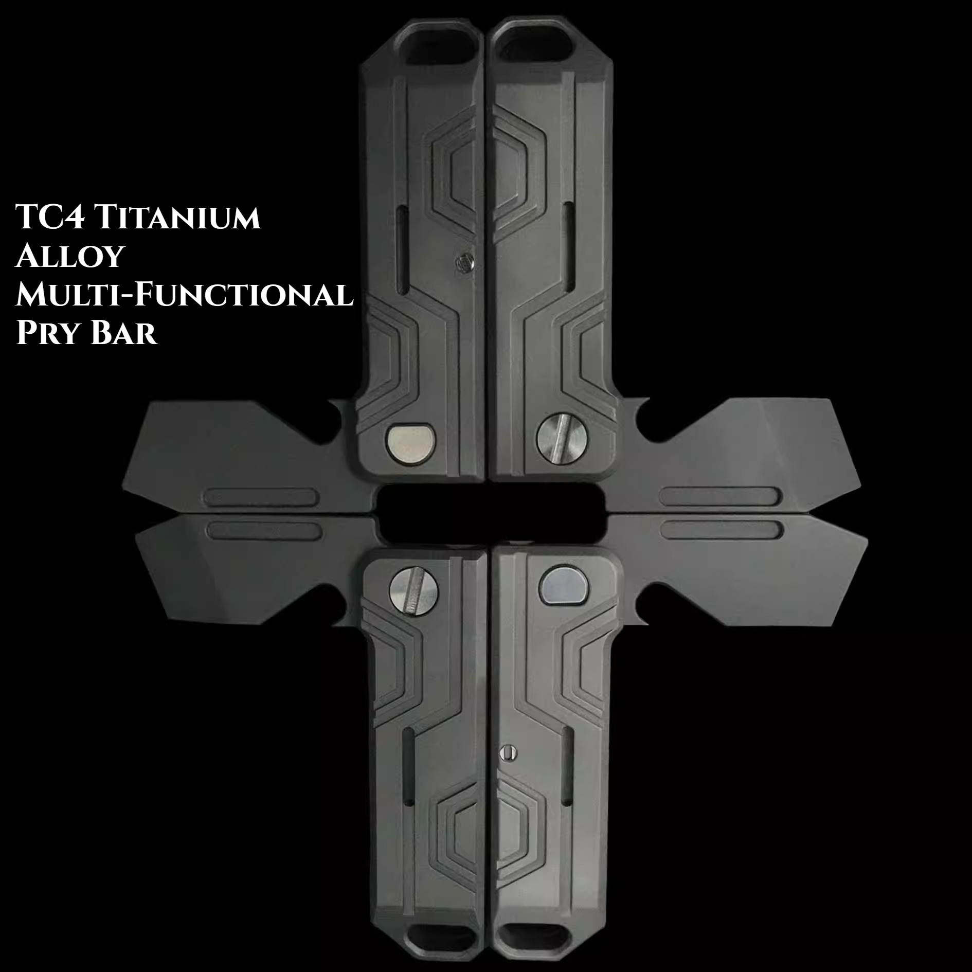 Składany łom z tytanu TC4 i st – Titanium Pry Bar recenzja i cena