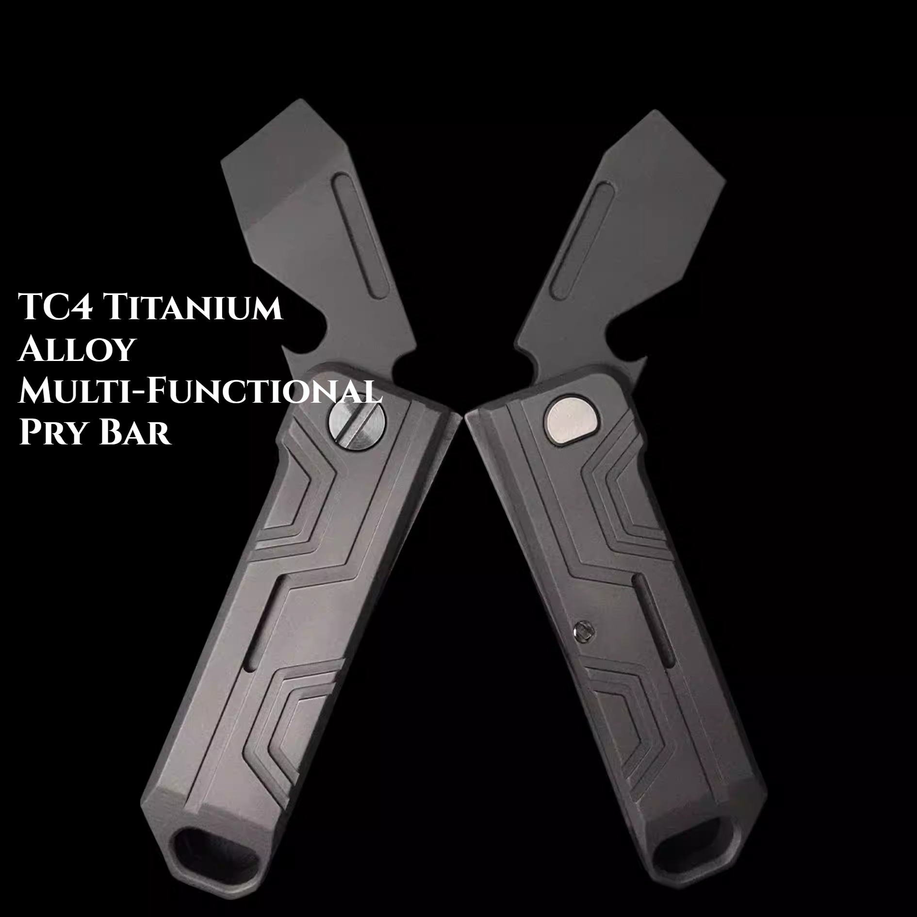 Składany łom z tytanu TC4 i st – Titanium Pry Bar recenzja i cena