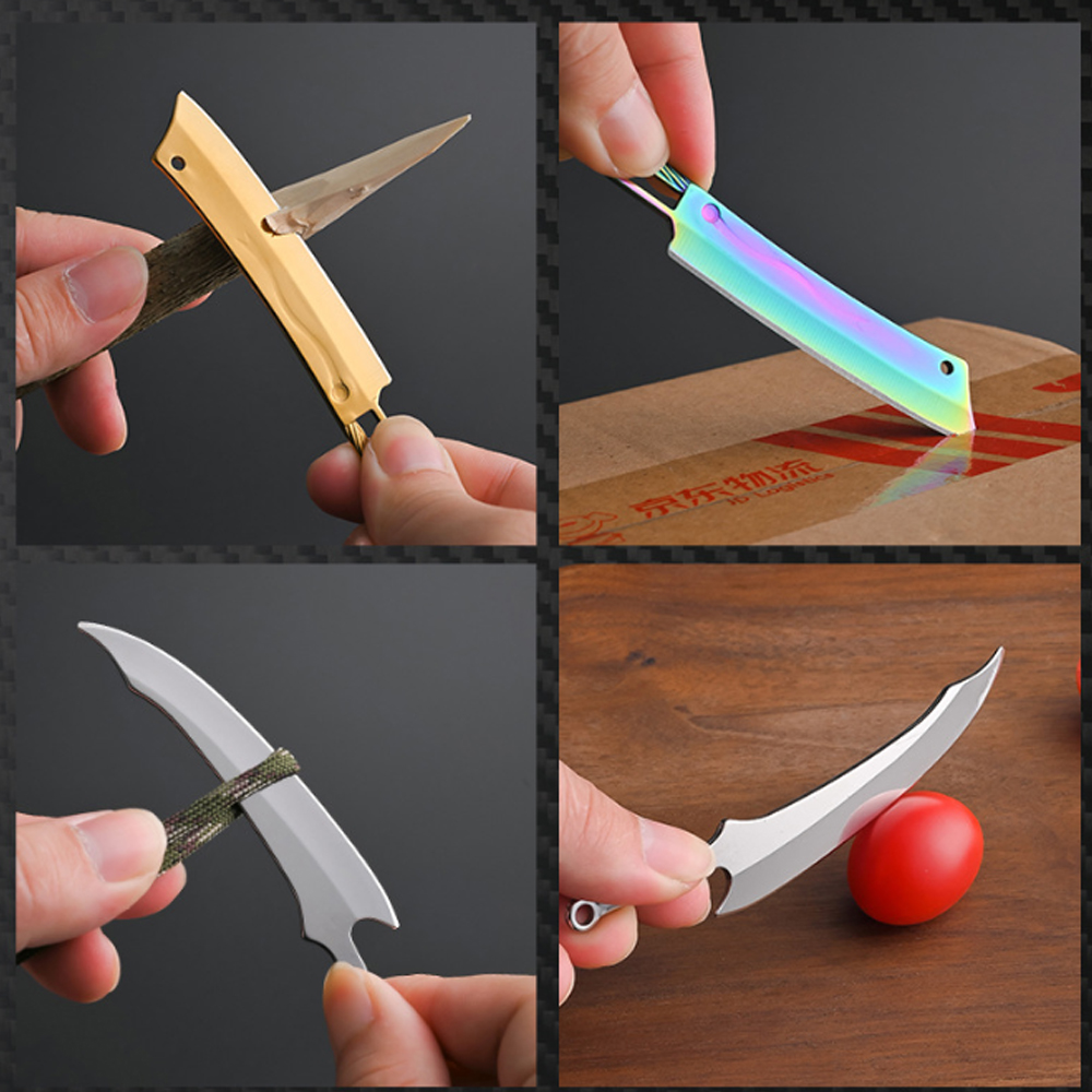 Mini nóż tytanowy - przenośny  – Everyday Carry (Edc) Knife recenzja i cena