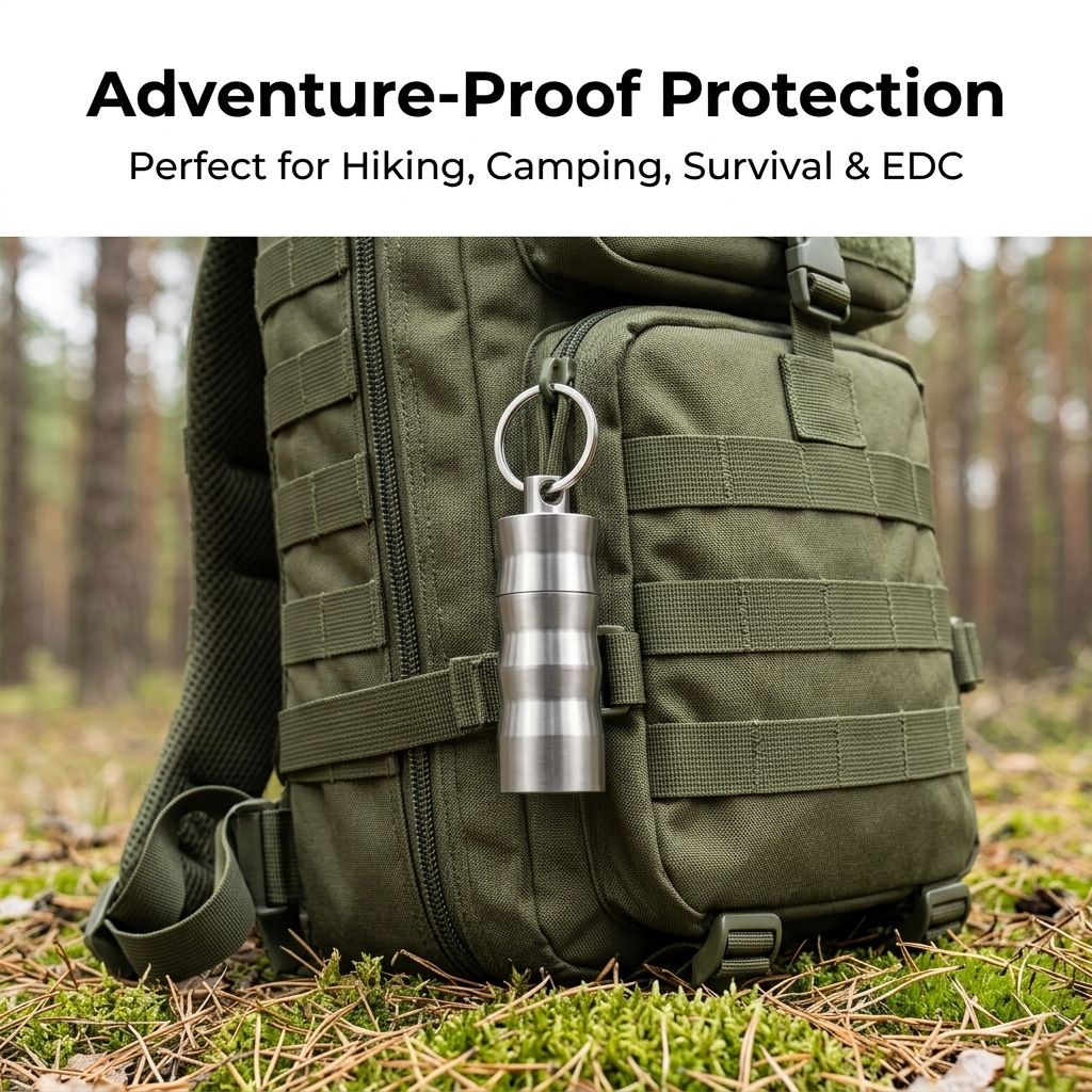 Tivosy Pure Titanium Pill Hold – Pill Fob Capsule recenzja i cena