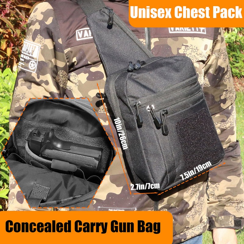 Nowa taktyczna torba na klatkę – Edc Concealed Carry Backpack recenzja i cena