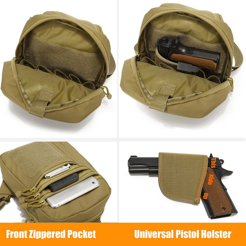 Nowa taktyczna torba na klatkę – Edc Concealed Carry Backpack recenzja i cena