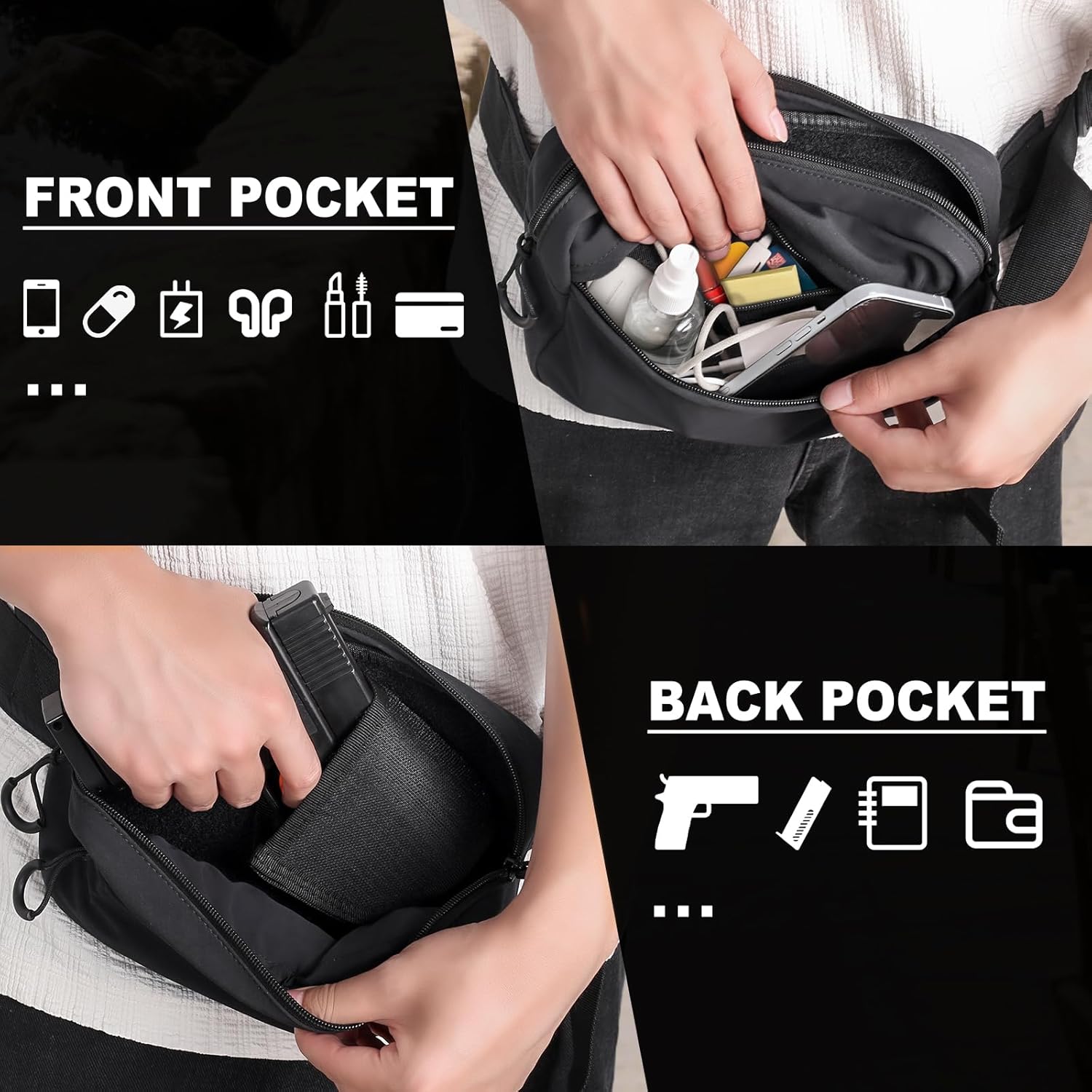 Taktyczna nerka z kaburą, ukry – Edc Concealed Carry Holster recenzja i cena