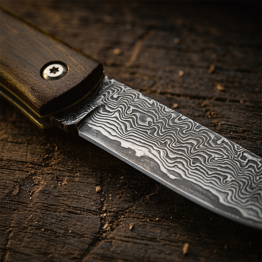 Kompaktowy nóż składany damasc – Edc Pocket Carry Fixed Blade recenzja i cena