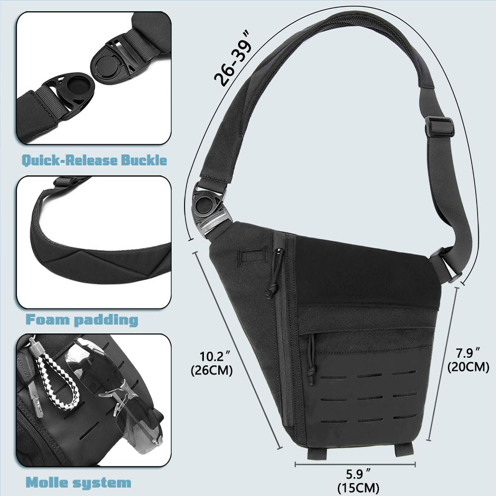 Torba taktyczna, torba na broń – Edc Concealed Carry Backpack recenzja i cena