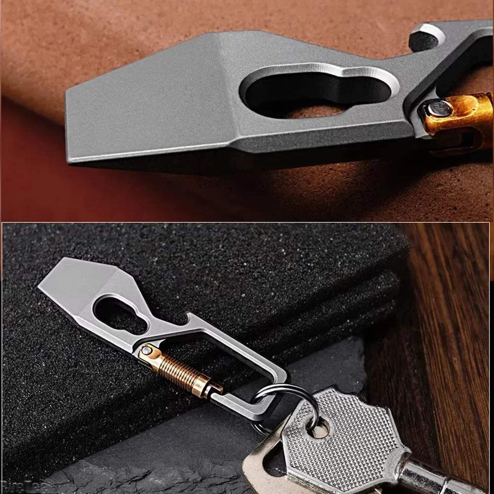 6cm 5-1 wielofunkcyjny brelok  – Titanium Pry Bar recenzja i cena